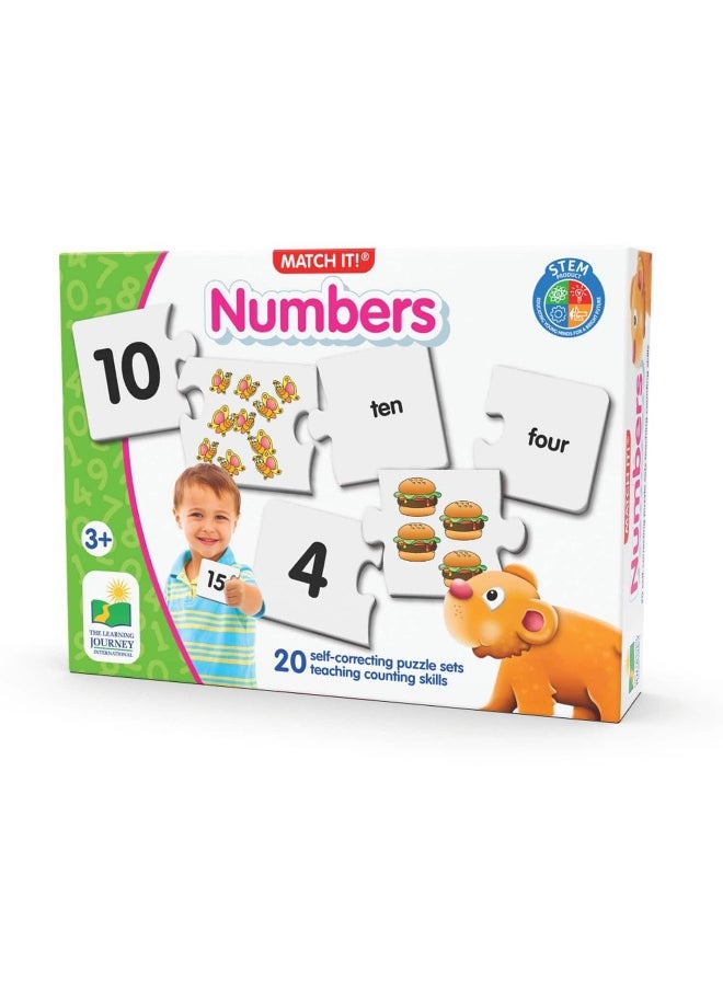 Match It! Numbers Puzzle Box