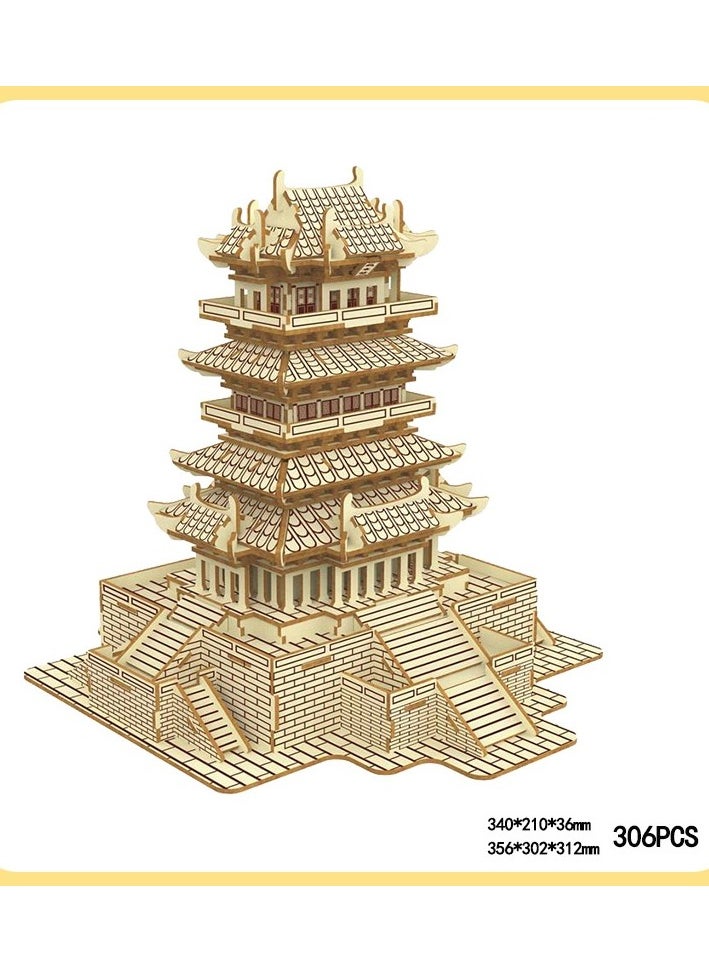 Chinese Ancient Architecture Wooden 3D Puzzle