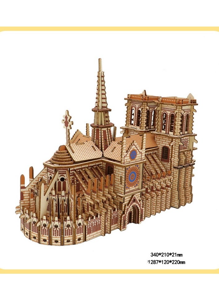 Chinese Ancient Architecture Wooden 3D Puzzle