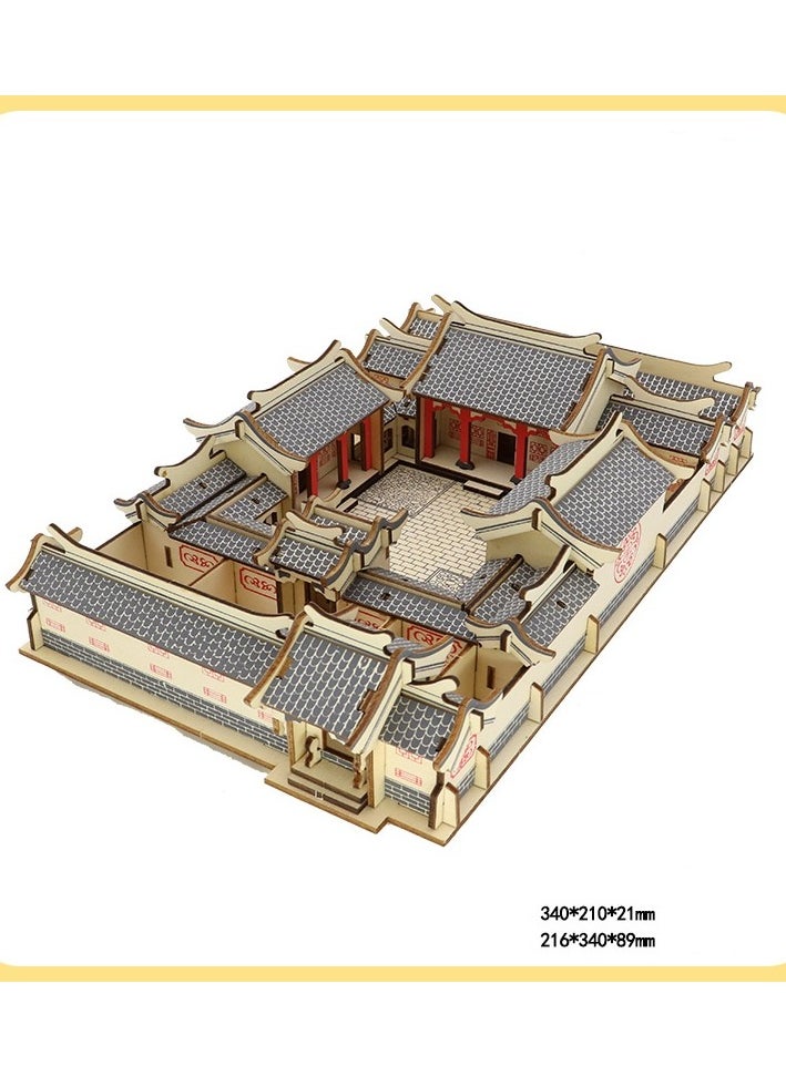 Chinese Ancient Architecture Wooden 3D Puzzle