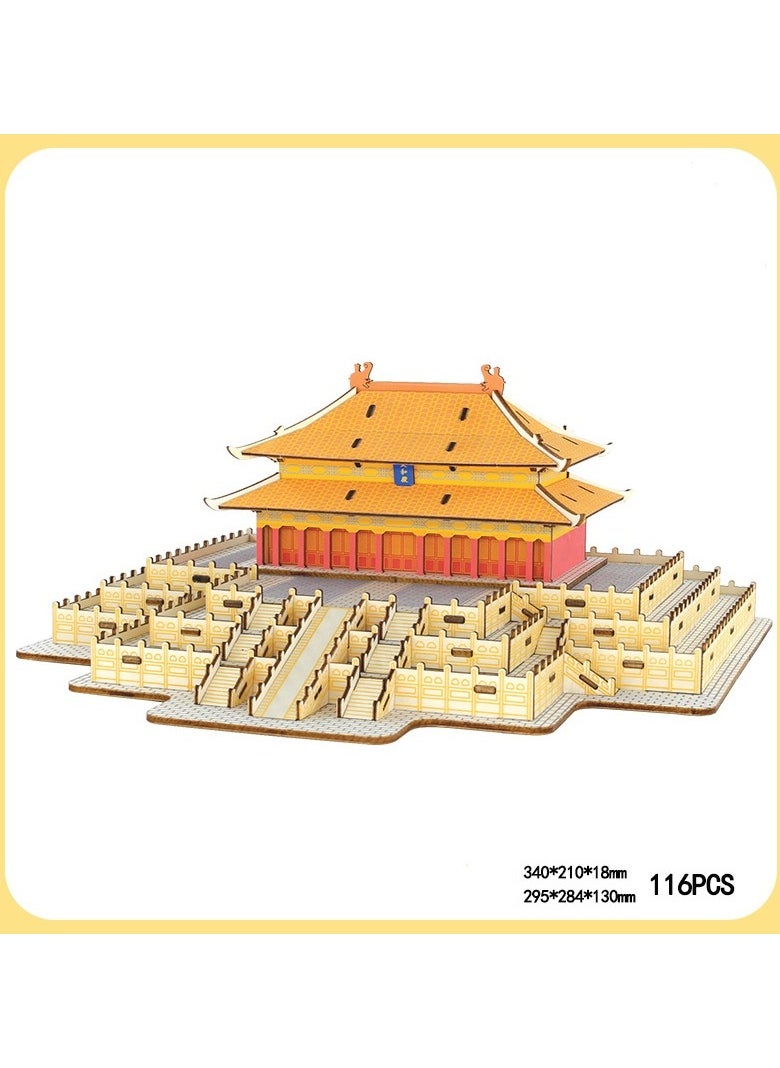 Chinese Ancient Architecture Wooden 3D Puzzle