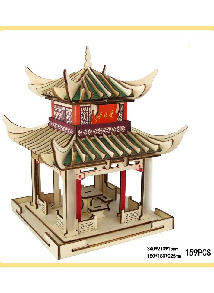 Chinese Ancient Architecture Wooden 3D Puzzle