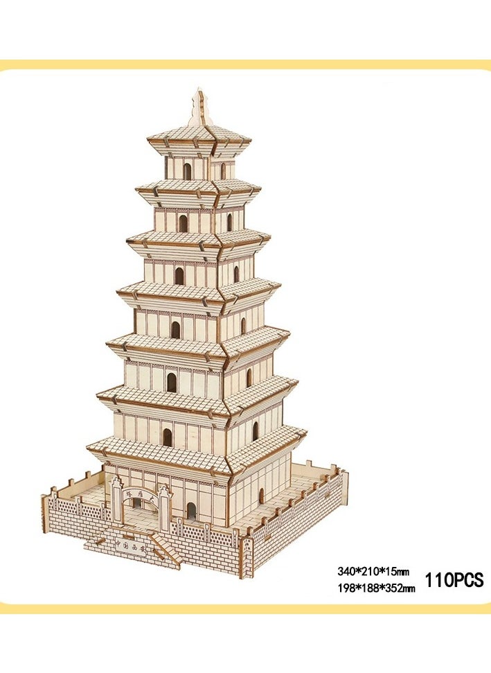 Chinese Ancient Architecture Wooden 3D Puzzle