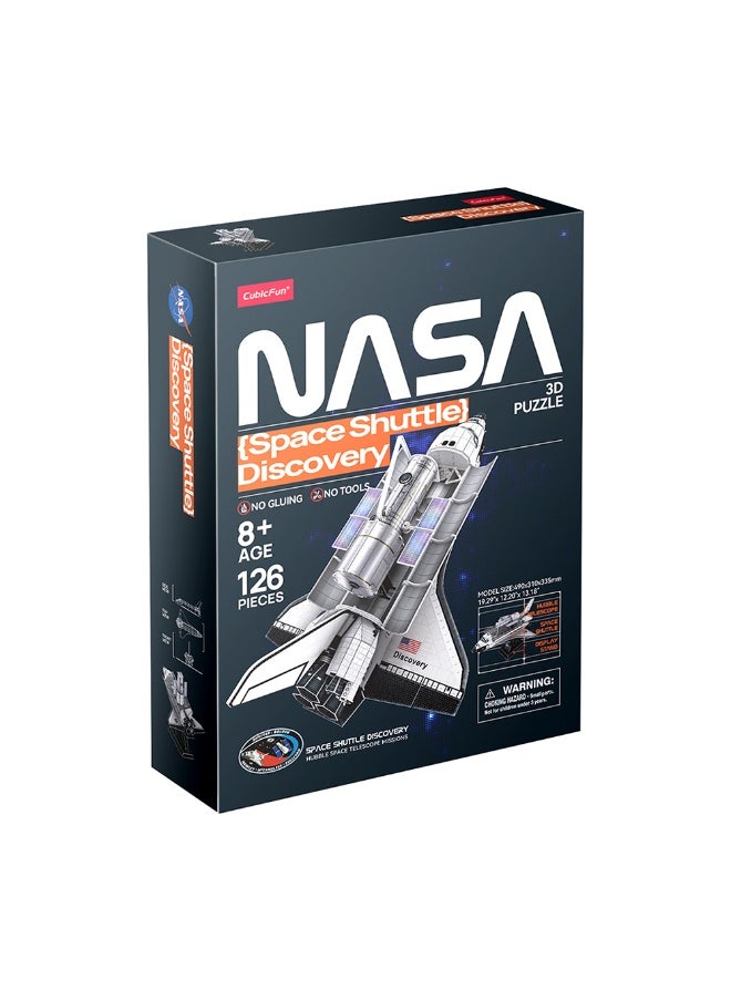 Nasa Space Shuttle Discovery 3D Puzzle (126 Pieces)