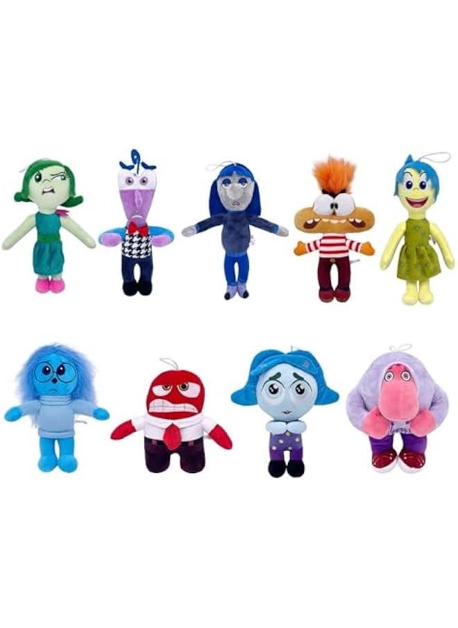 Inside Out 2 Plush, Envy Pillow Plush, Embarrassment Soft Doll Toys, Anxiety Stuffed Animals Toy Birthday for Boys Girls Movie Fans *00*(Disgust)