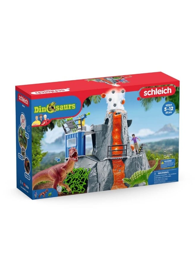 Dinosaurs Volcano Expedition Base Camp Playset