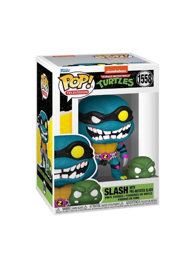 POP Television Teenage Mutant Ninja Turtles Slash with Premutated Slash Vinyl Figure