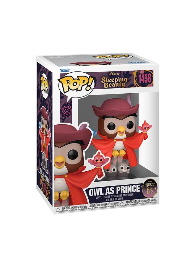 POP Disney 65th Anniversary Sleeping Beauty Owl as Prince Vinyl Figure