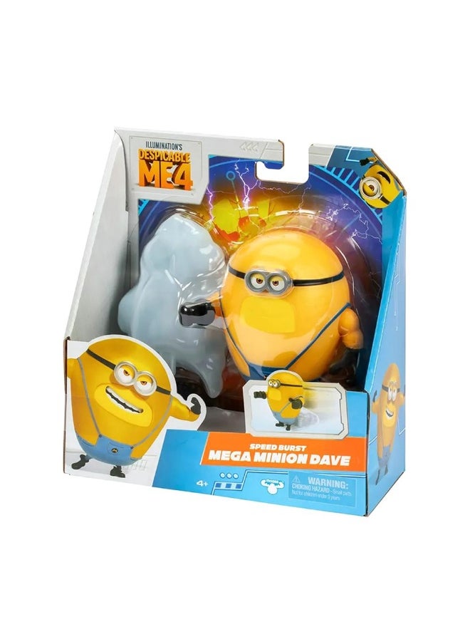 Despicable Me 4 Mega Minion Speed Burst Dave Figure (10 cm)