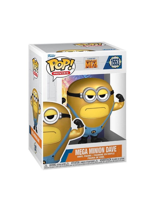 POP Movies Despicable Me 4 Mega Minion Dave Vinyl Figure