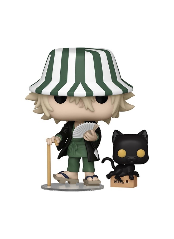 POP Animation Bleach Kisuke Urahara with Yoruichi Shihoin Vinyl Figure