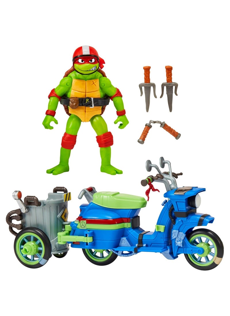 Mutant Mayhem | Battle Cycle | Exclusive Raphael Figure | Playmates Toys