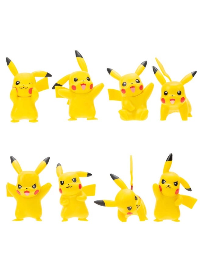 Battle Pikachu Figure (8 Pack)