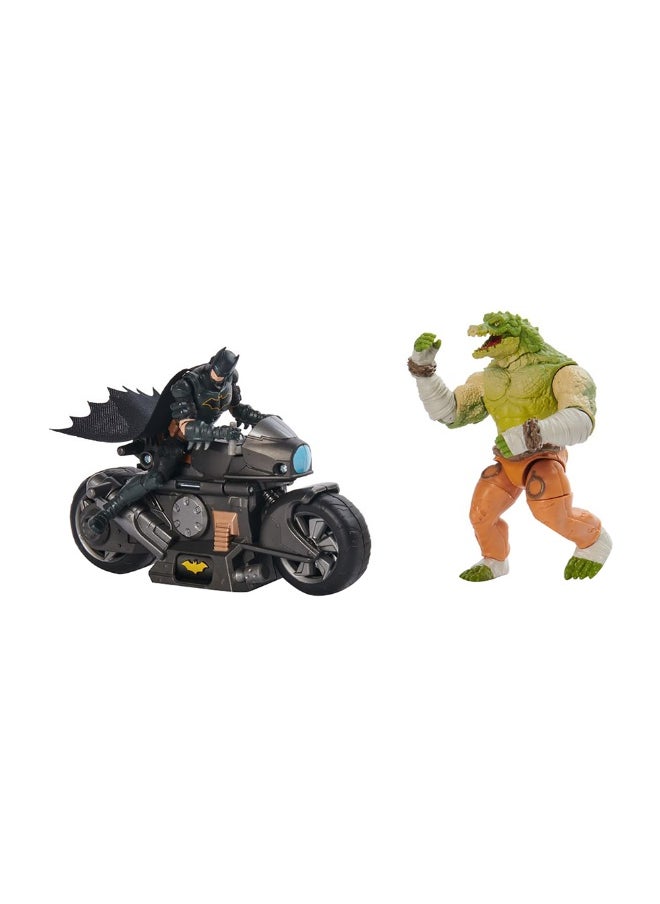 Batman Transforming Batcycle Battle Pack With 2 Action Figures