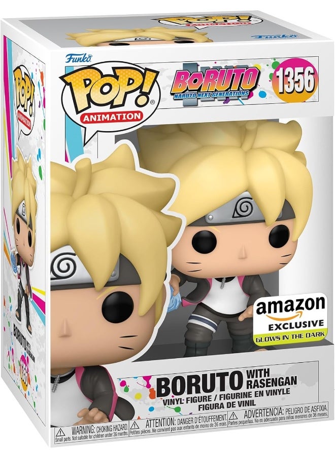 Funko Pop! Animation: Boruto - Boruto Uzumaki With Rasengan - Glow In the Dark - Boruto: Naruto Next Generations - Exclusive Collectable Vinyl Figure