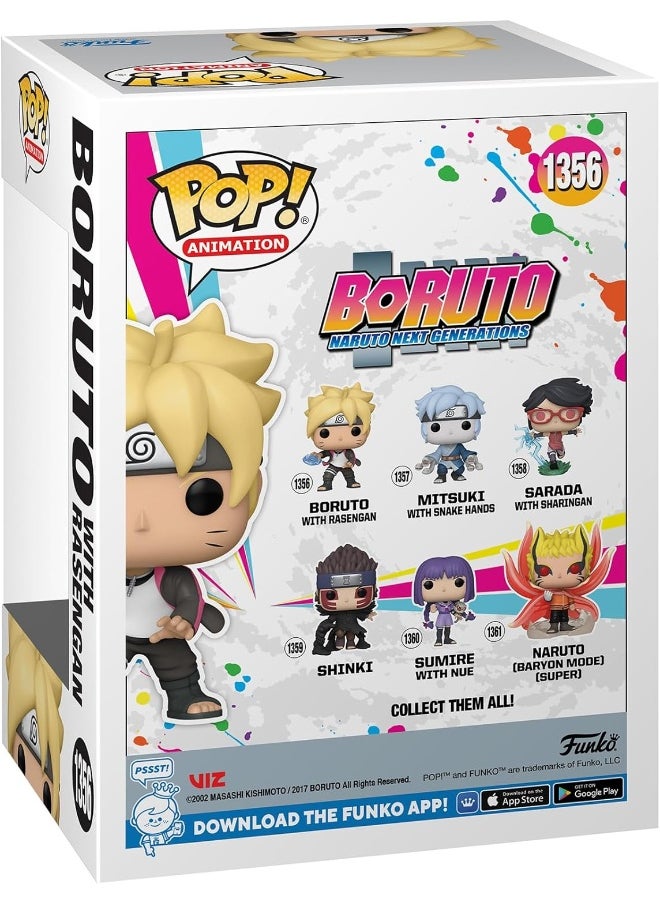 Funko Pop! Animation: Boruto - Boruto Uzumaki With Rasengan - Glow In the Dark - Boruto: Naruto Next Generations - Exclusive Collectable Vinyl Figure