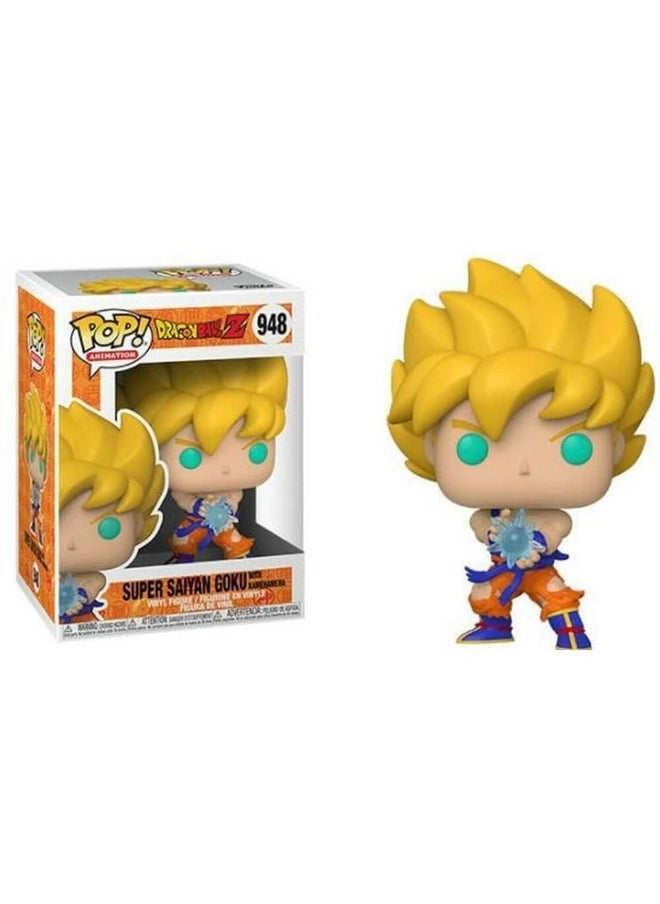 Pop Dragon Ball Z Super Saiyan Goku With Kamehameha Vinyl Figure