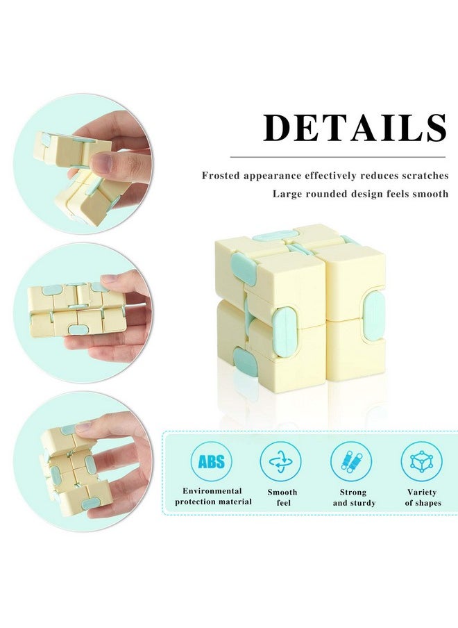 Cube Toy Anxiety Relief Toy Hand Held Magic Sensory Stress Cube Toy For Adults Kids Relieve Stress Christmas Party Favors (Classic Style)