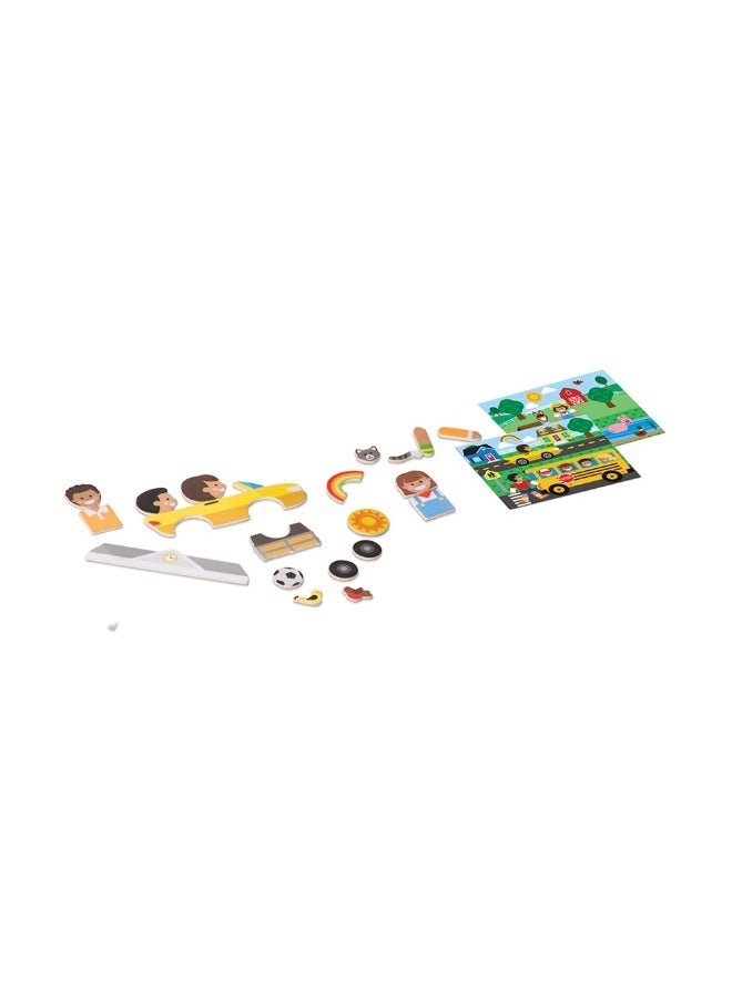 Melissa & Doug Wooden Magnetic Matching Picture Game (119 Pieces)