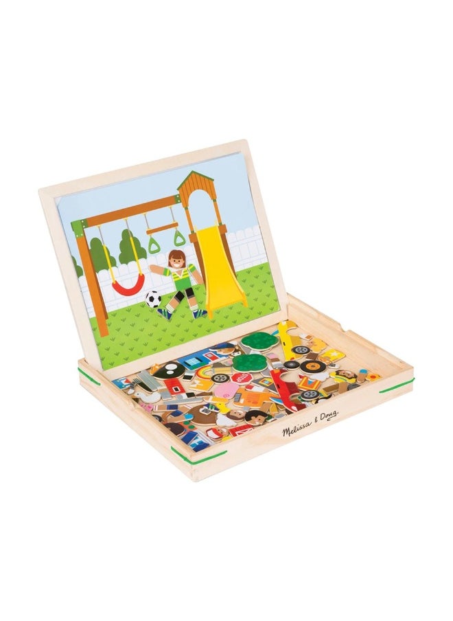 Melissa & Doug Wooden Magnetic Matching Picture Game (119 Pieces)