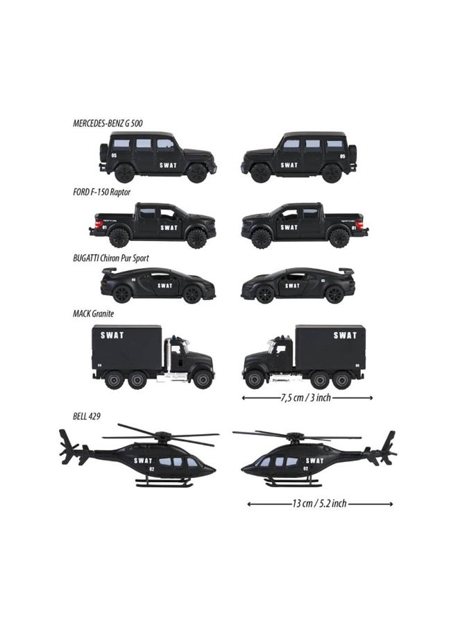 Swat Model Die-Cast Vehicle Gift Set (5 Pack)