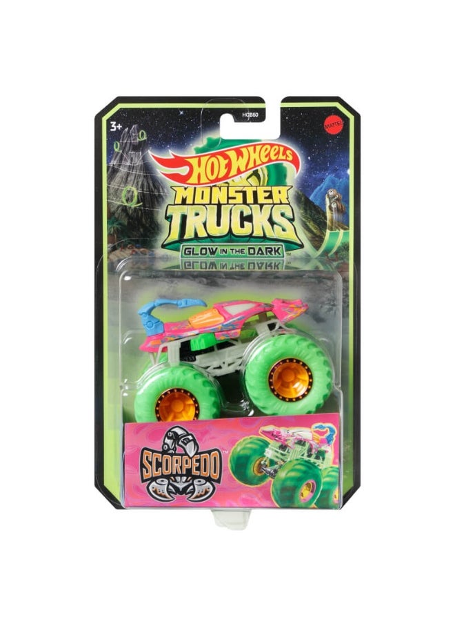 Monster Truck Glow In The Dark Die-Cast Vehicle Toy (1:64)