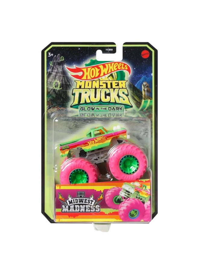 Monster Truck Glow In The Dark Die-Cast Vehicle Toy (1:64)