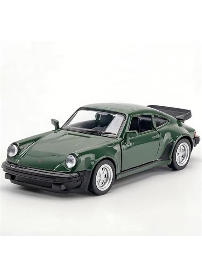 Toy Cars Porsche 911 Turbo 1978 1/36 Scale Diecast Car Models,Pull Back Vehicles Toys,Car Toys Gifts for Kids Age 3-5 Green