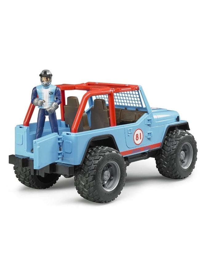 Jeep Cross Country Racer With Driver (Blue)