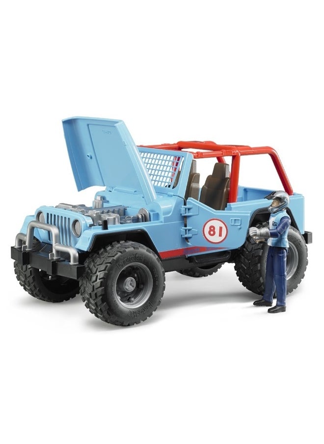 Jeep Cross Country Racer With Driver (Blue)