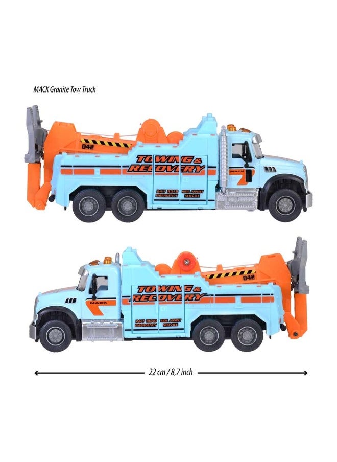 Mack Granite Tow Truck Vehicle Toy (22 Cm)