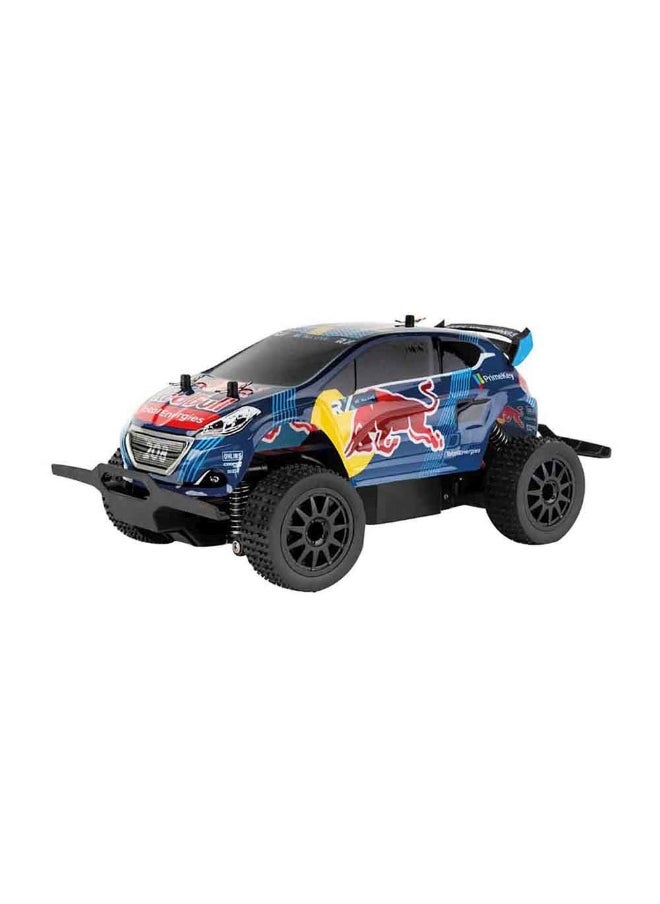 Red Bull Peugeot Wrx 208 Metal Gear Off-Road Vehicle (1:18)