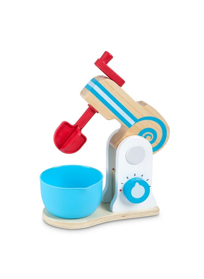 11-Piece Wooden Make-A-Cake Mixer Set