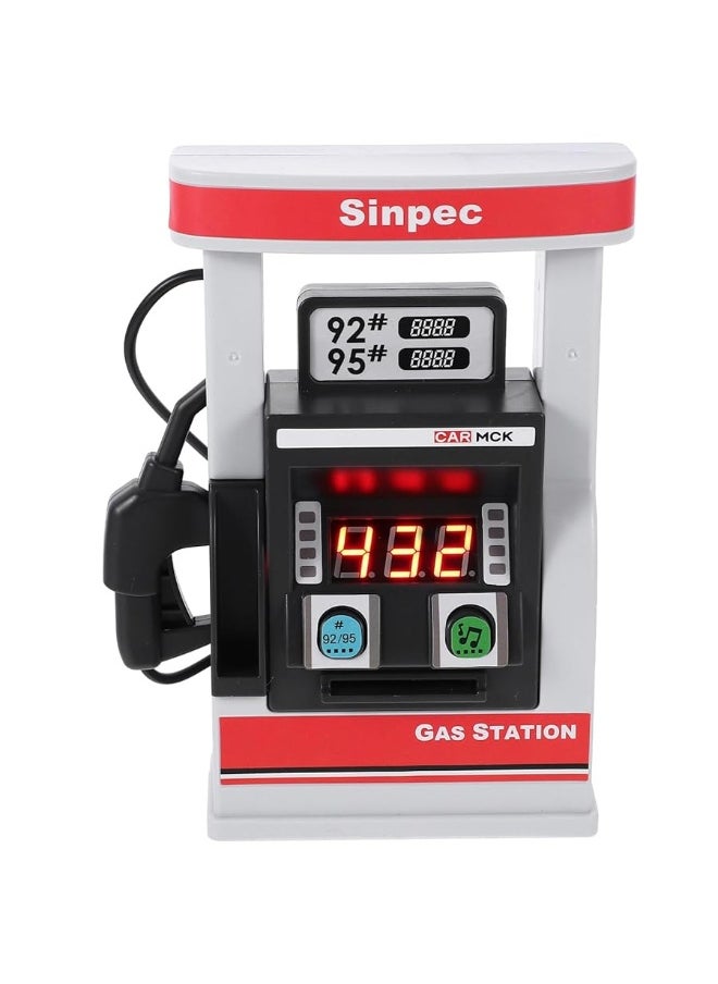 STOBOK Gas Station, 1set Kids Gas Station Toy Simulation Gas Pump Toy Automatic Toy Gas Station Toy Gas Pump for Kids Early Education Toys, Play House