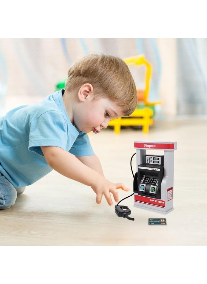 STOBOK Gas Station, 1set Kids Gas Station Toy Simulation Gas Pump Toy Automatic Toy Gas Station Toy Gas Pump for Kids Early Education Toys, Play House