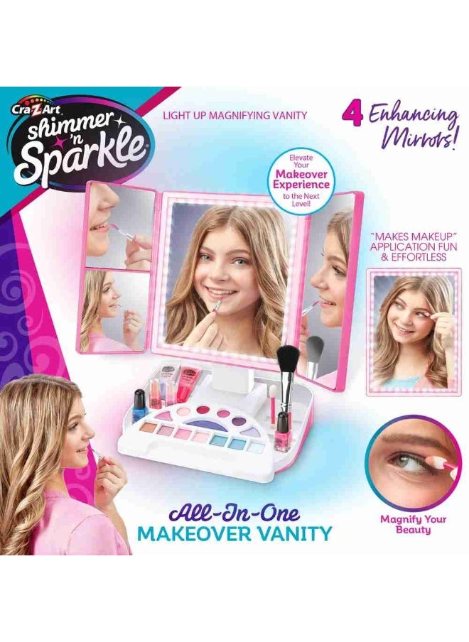 Shimmer N Sparkle All-In-One Makeover Vanity Set