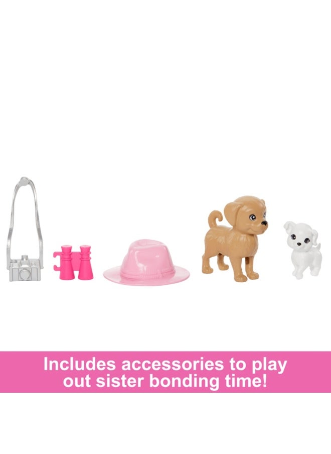 & Stacie Sister Doll Set With 2 Pet & Accessories