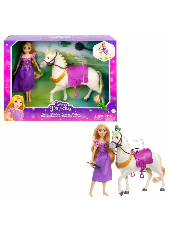 Princess Rapunzel & Maximus Doll Set