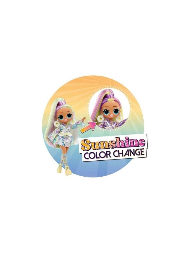 Omg Sunshine Makeover Sunrise Color Changing Fashion Doll With 10 Surprises