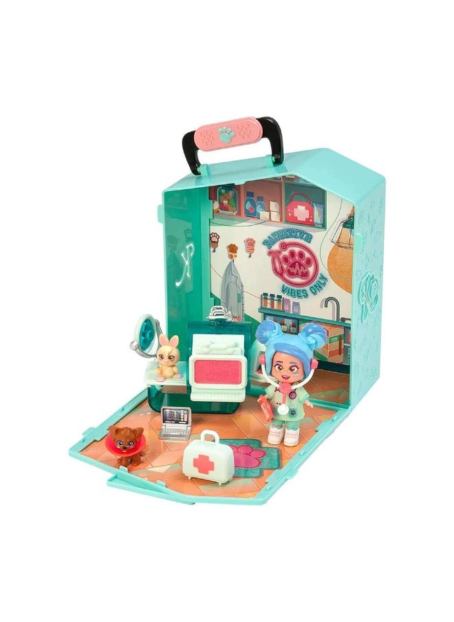 Kookyloos Carla'S Wardrobe Playset With Doll & Fashion Accessories