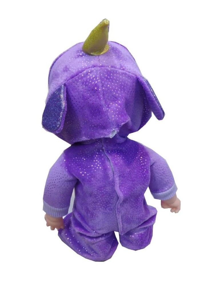 Baby Doll Singing Crying Walking Doll Music Doll For Baby one Purple