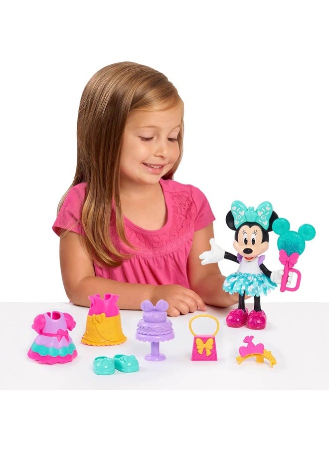 Disney Junior Minnie Fabulous Fashion Doll (14 Pieces)