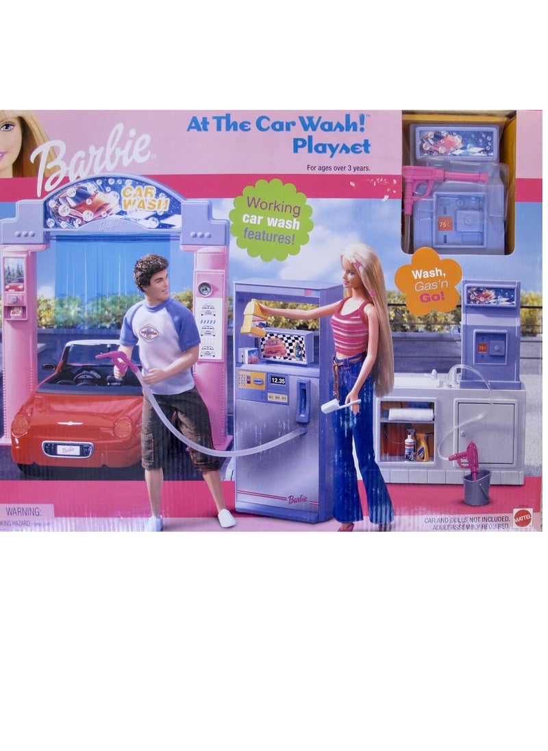 The CAR WASH PLAYSET With Spray Pump & Working Water Mister