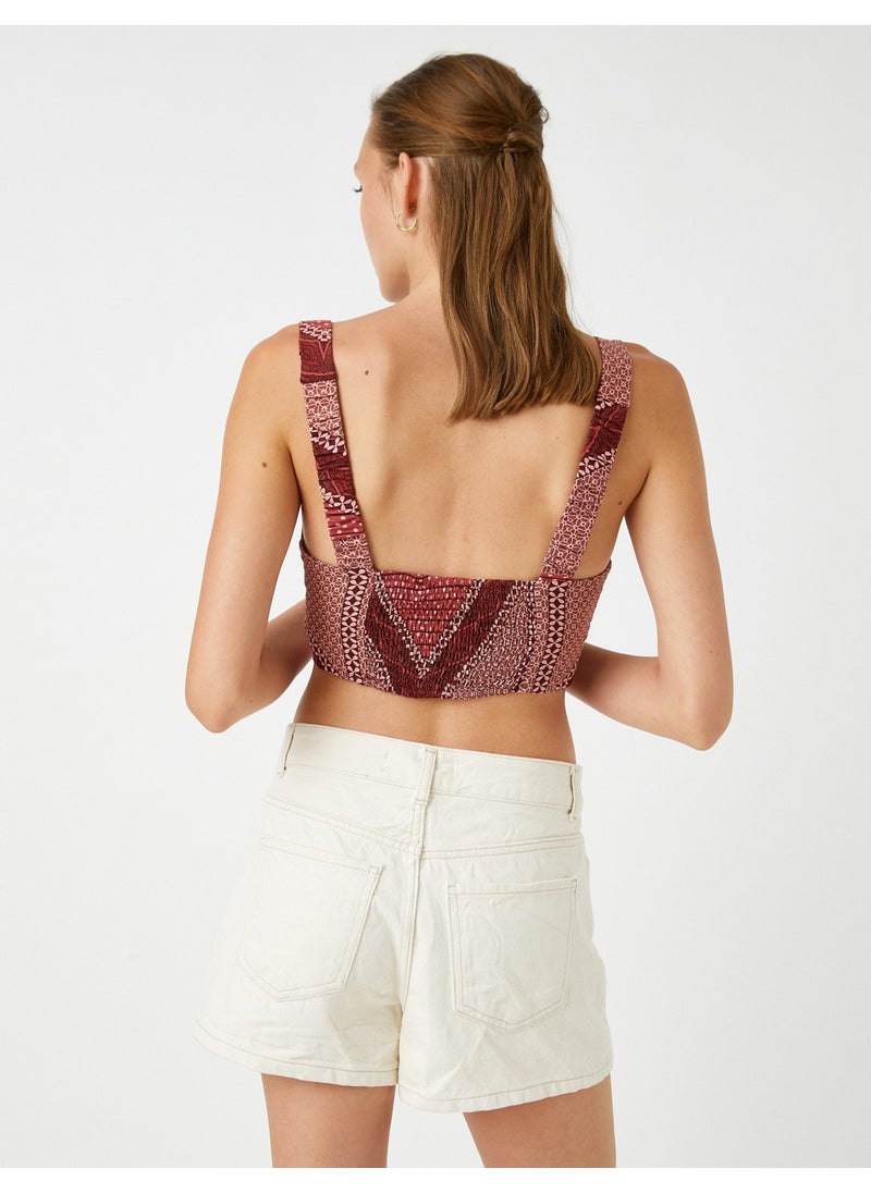 Cotton Strap Crop Singlet