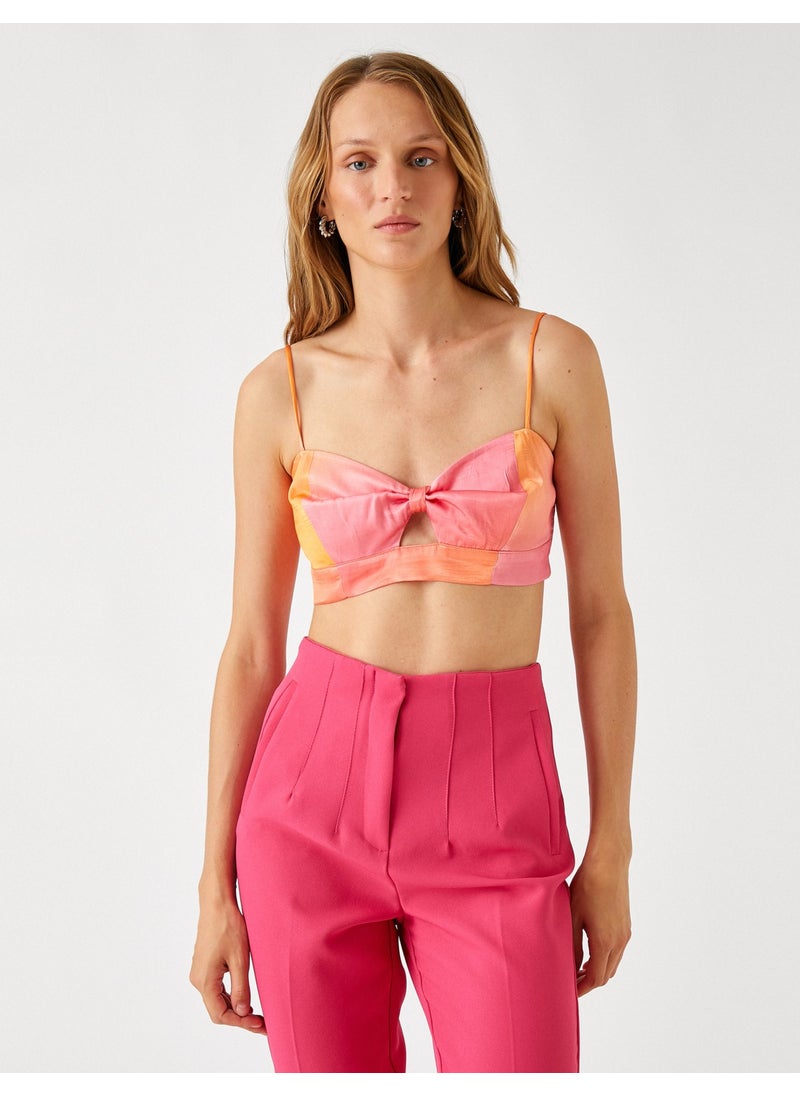 Rachel Araz X - Satin Bustier Thin Straps