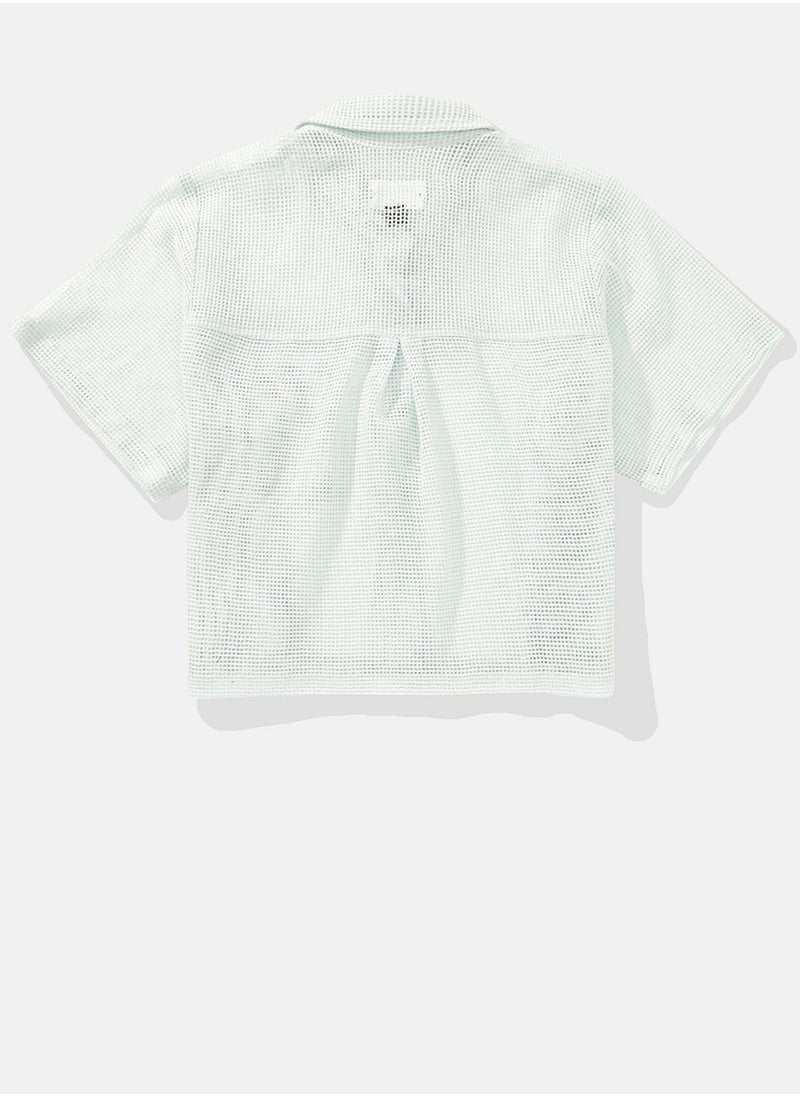 Cropped Cabana Shirt