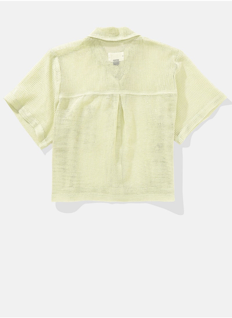 Cropped Cabana Shirt