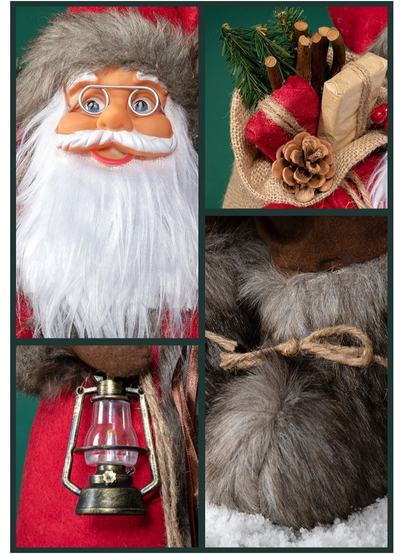 Doll Ornaments Elderly Statues Holiday Decorations Figurines Christmas