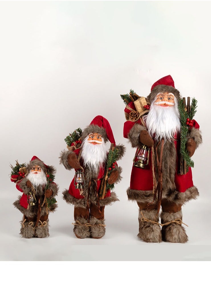 Doll Ornaments Elderly Statues Holiday Decorations Figurines Christmas