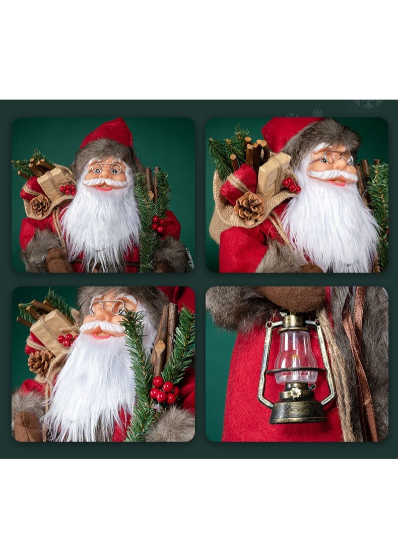Doll Ornaments Elderly Statues Holiday Decorations Figurines Christmas